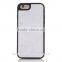 Factory outlet ! Natural real engrave cases for iPhone 6S black / white marble hard phone case