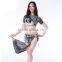 Wuchieal Printed Cloth Belly Dance Clothing for Summer