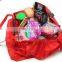 Foldable trolley cart supermarket shopping bags, multifunctional reusable shopping cart bags