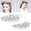 Silver Wedding Bridal Princess Crystal Rhinestone Pageant Prom Hair Tiara Crown Headband Jewelry