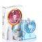 USB rechargeable battery-operated desk water misting fan for spray humidifier