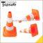 Standard Rubber PVC 28*28CM Base Small Road Cones