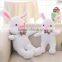 2016 Made In China white plush Kids Pig Rabbit Toys