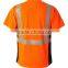 Workwear Black Series Class 2 High Visibility T Shirt with Silver Breathable Reflective Tape