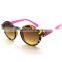 decorate round sunglass for girl