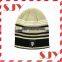 Acrylic Men's Fashion Colorful Stripes Knitted Beanie Cap Hat