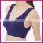 No rims together gather super sports bra in front of the one-button lace chest yoga running vest