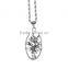 Latest New Fashion Stainless Steel Casting Flower of Life Pendant