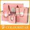 high quality with fancy design eco-friendly kraft paper bag for cloth