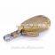 Wholesale OEM smart zipper around car key walelt case python snakeskin leather car key holder