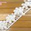 high quality embroidered border lace trim wholesale