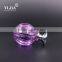Pumpkin Shape Hardware Pink Color Chrome Plate Glass Cabinet Pulls
