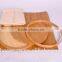 top quality manmade foldable round bamboo storage laundry basket