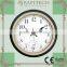 12 Inch Indoor Outdoor Plastic Clock With Thermometer