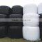 bale net wrap750x1500x25 microns , Blown LLDPE silage wrap/forage stretch film/hay bale wrapping film