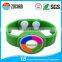 13.56mhz Adjustable NFC Silicone Wristband With Printable/Debossed Logo