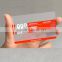 Custom Clear Transparent PVC Business Card