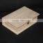 2017 wonderful quality special oval book shape decorative customized unfinished wooden box with lock