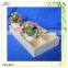 high quality eco-friendly cuboid shape waterproof pine wooden tray