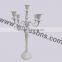 4 arm white candelabra 4 arm aluminum candle holder 4 arms candelabrum