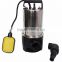 Stainless steel submersible sewage pump with float switch