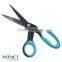 SHO0038/39/40 new handle design straight black blade scissors