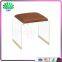 Beauty C-Shape Acrylic Stool Leather Cushion Ottomans Bedroom Lucite Bed Side Stool
