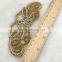 New spring and summer design crystal beaded ladies shoes upper for sandal & slippers decoration