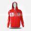Custom fleece pullover hooded mens sweatshirt