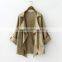 2016 spring European and American Style turn-down collar loose fit jacket for women