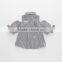 Wholesale kids girl blouse fashion design with embroidered flower