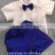 100% Cotton Hot Sale Children's Formal Dress Cotton Child Suit Kids Clothes Clothing Set