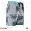 Leaf print swimming wear custom logo popular mens summer shorts