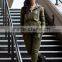 Khaki 100% Cotton Fleece Zip up Hoodie Top Quality Women's Tracksuit Top Custom Zipped Hoodie Jacket Gym Hoodie