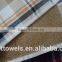Scottish grid cotton towel