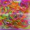 flower shaped rainbow rubber bands for kids diy bracelet
