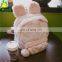 2016 OEM Lovely White Rabbit Plush Bags Animal Plush Backpack