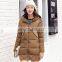 Europe 2017 Winter New Slim Down Cotton Women Korean Version of the Long Hooded Thickening of Cotton