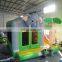 Palm tree with Elephant Cartoon Commercial Inflatable Bouncer Combo for Kids On Sale