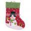 Adorable Christmas gift socks stocking with santa claus tree snowman elk chrismas xmas