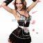 Sexy Maid Lingerie Cosplay Erotic Games Costume Teddy Set