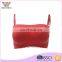 2015 New fashion lace back seamless woman underwear red tube