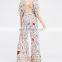 Ladies Printed Jumpsuit Long Flare Pants Jumpsuit Bandaged Playsuit