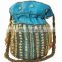 Indian Satin Wedding Potli Jewelry Bag Traditional Evening Party Handbags Women's designer Drawstring POTLI clutch wallet pouch