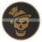 Decorative fashion oem custom shoe patch,soft pvc,silicone embossed 3d design