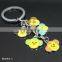 Factoy made monkey and bear shape animal key chian rings