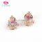 Crown shape buttons for clothing rhinestone belly button jewelry