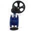3" Ductile Iron Flange Type Butterfly Valve with worm gear actuator