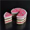 Book Shaped Tin 3-d Embossing Love Heart Cake Tin