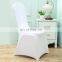 White Stretch Elastic Universal Wedding  Hotel Chair Covers for Weddings Party Banquet